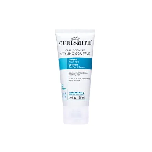 Curlsmith Curl Defining Styling Soufflé | Gel mit starkem Halt für Locken, Definition, Curl Custard zur Frizz-Kontrolle, Alle Lockentypen, Vegan, 59 ml