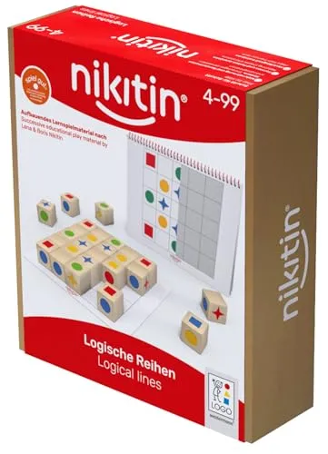 Das Nikitin Material. N8 Logische Reihen - Gesellschaftsspiel von Westermann Lernwelten, fördert spielerisch logisches Denken und Kreativität – ideal als Geschenk!