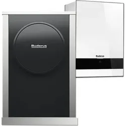 Buderus WLW196i.2-6 AR E W S+, Logatherm Luft-Wasser-Wärmepumpe, 7,3 kW, weiß