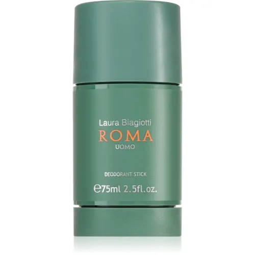 Laura Biagiotti Roma Uomo Deodorant Stick 75 ml - Holzig-orientalischer Duft, 75 ml Deodorant Stick für langanhaltende Frische und ein edles Dufterlebnis.