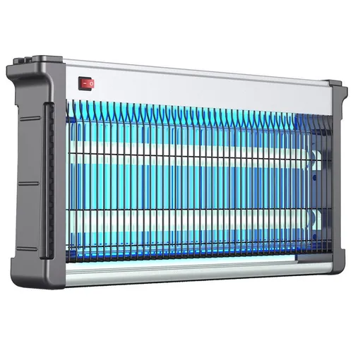 shop'n smile ideoon Insektenfalle Profi-LED UV Insektenabwehrgerät 80m² Alu-Rahmen bis zu 80 qm effektiv, stromsparende LED 2x 4 Watt, Aufstellen&Aufhängen, umweltfreundlich