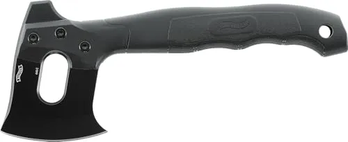 Walther Compact Axe - Multifunktionsaxt für Outdoor und Handwerk - Transport & Aufbrechen - Diese kompakte Axt vereint scharfe Klinge und Hammerfläche, ideal für Camping und Handwerk, mit rutschfestem Griff für optimalen Halt.
