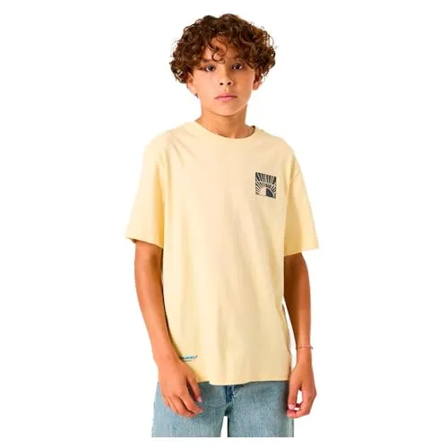 Garcia Jungen T-Shirt mit Rückenprint, Größe:140/146, Farbe:Driftwood