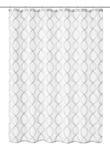 Kleine Wolke Duschvorhang Classy 120 cm - Duschvorhang in elegantem Blumenmuster, aus 100% Polyester, ideal für ein stilvolles Badezimmer. Maße: 120 cm x 200 cm.