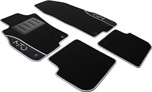 ilTappetoAuto by Fabbri 3 - COLOR0000012A - Maßgeschneiderte Automatten aus rutschfestem Teppich, 2 Stickereien