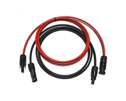 smartEC Solarkabel Verlängerungskabel 4 - 6mm² mit Stecker 2x 2m 4mm² Solarkabel, Außenduchmesser: 5,2mm (200 cm), Kabeltyp H1Z272-K IP68 Verlängerungskabel 1-30 Meter