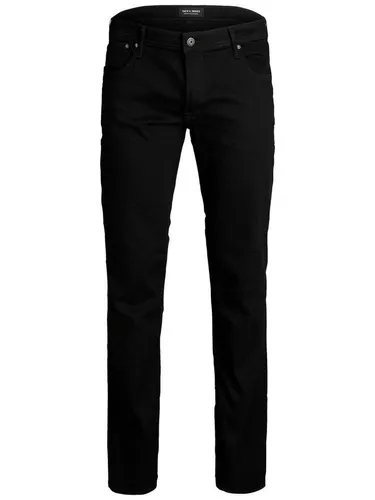 Jack & Jones PlusSize Slim-fit-Jeans Tim (1-tlg) - Herren Slim-fit Jeans in Plus Size - 5-Pocket-Design für einen modernen Look - Optimale Passform durch speziellen Bundhöhenschnitt und schlanke Beinform - Ideal für den täglichen Einsatz.