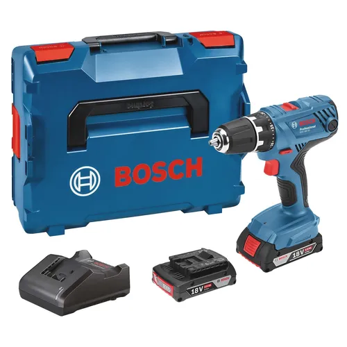 Bosch Professional 18V Akku Bohrschrauber GSR 18V-21 - Akkuschrauber mit 55 Nm Drehmoment für anspruchsvolle Bohr- und Schraubanwendungen. Robustes Vollmetallgetriebe und kompatibel mit dem Bosch 18V System für maximale Flexibilität.