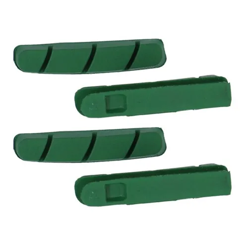 XLC Ersatzbremsgummi BS-X01, 55mm MAO Keramik Campa green, grün (4er Pack)