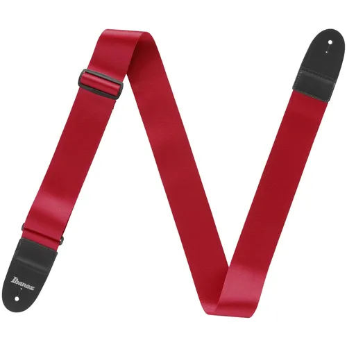 Ibanez Gitarren Gurt GS64-RD - Flexibel und robust, perfektes Geschenk für Gitarristen in Rot
