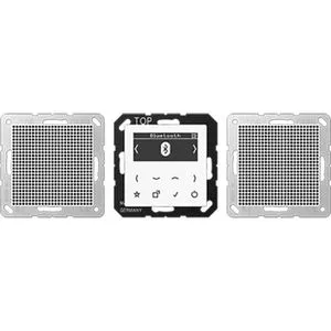 Jung Radio Smart, Set, DAB A2 BT WW, DAB+, Bluetooth, Unterputz-Radio, Stereo, alpinweiß