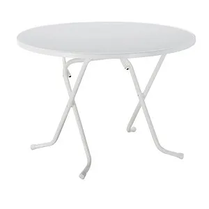 BEST Gartentisch Primo rund 100 cm in weiß von Best