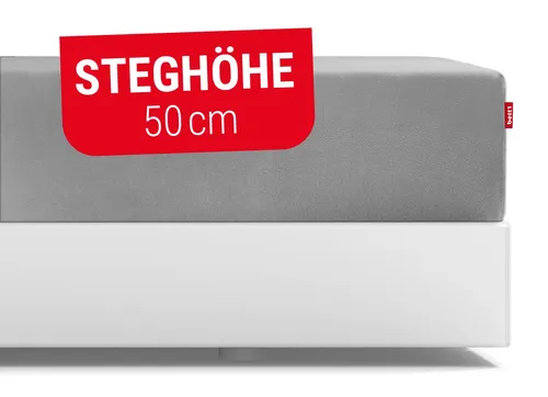bett1.de Spannbettlaken BODYGUARD Spannbettlaken extra hoch, Gummizug: rundum, für Matratzen bis 32 cm Höhe