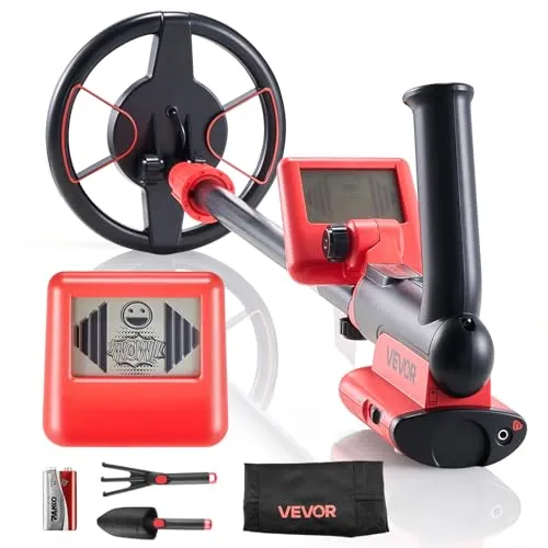 VEVOR Metalldetektor 152,4 mm – Hochpräziser Golddetektor mit LCD-Display