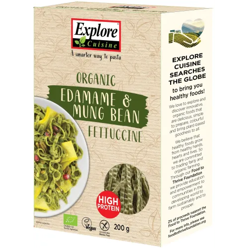 Fettuccine Edamame & Mungbohnen bio (200g) von Explore Cuisine