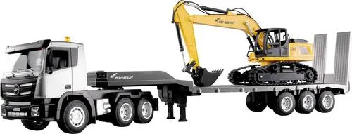 Amewi 2-in-1 Tieflader Bagger-Set G836E G041E 1:24 RTR