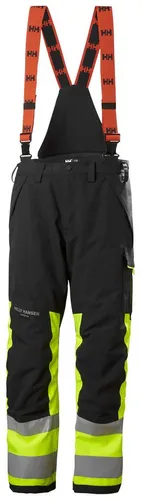 Helly Hansen ALNA 2.0 SHELL PANT CL 1 71492 - yellow/ebony - 48 - Arbeits- & Schutzkleidung, strapazierfähige und wasserdichte Hose für optimalen Schutz bei jedem Wetter.