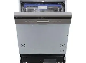 Hanseatic HS6B14S35E Teilintegrierbarer Geschirrspüler, 14 Maßgedecke