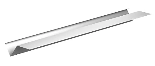 Vordach Dachrinne Aluminium natur V- Mini 1,10 Meter