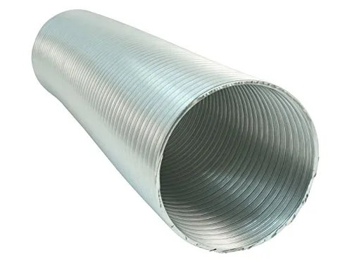 Marley Lüftungsrohr rund flexibel 1000 mm Länge, innen 150 mm Ø, Aluminium