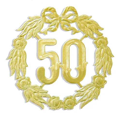 Kunze Deko-Buchstaben Jubiläumszahl 18 cm [Ziffer 10-100]