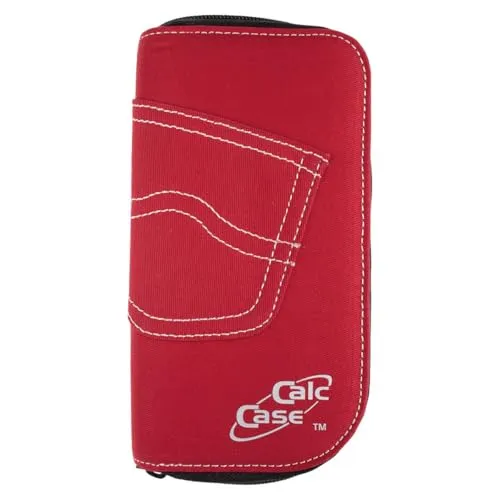 CalcCase Schutztasche Taschenrechner Casio FX 82 DE X Rot