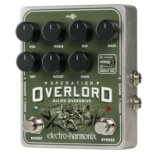 Electro Harmonix Operation Overlord - Gitarren-Effektgerät mit hochwertigem Sounddesign, Made in USA und ideal für kreative Musiker.