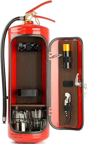 RofHaus Minibar Feuerlöscher – Originelle mobile Bar für Whisky-Liebhaber