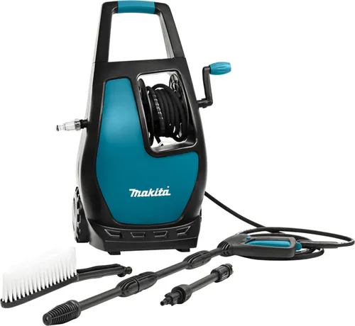 Makita Hochdruckreiniger 1700W 100 Bar Blau und Schwarz
