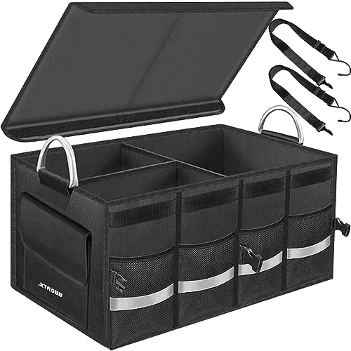Kofferraum-Organizer 50 L - Verstärkter Boden & Faltbar - Sonstige Kategorie, ideal für Ordnung im Auto mit robustem Oxford 600D Material und 2 Jahren Garantie.