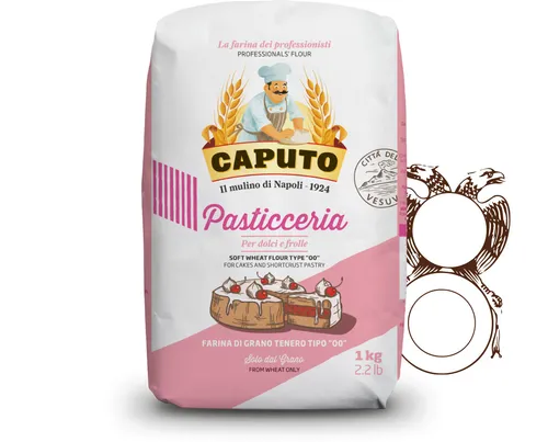 Molino Caputo Mehl - Typ 00 Pasticceria 1kg - Mehl für Kuchen Torten Backen