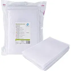 Einmalwaschlappen Economy Weiß | 2000 Stück - Medizinischer Bedarf - Saugfähige und sanfte Einwegwaschhandschuhe, ideal für die tägliche Körperpflege in der ambulanten Pflege und Babypflege.