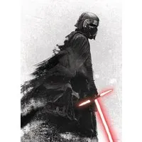 Komar Bild Star Wars EP9 Kylo Vader Shadow - Kunstdruck zur Dekoration im Kinderzimmer, zeigt Kylo Ren in der Rolle des Nachfolgers von Darth Vader – perfekt für kleine Star Wars-Fans.