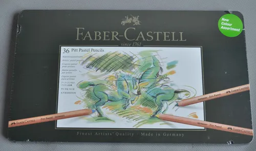 Faber-Castell Farbstifte Pitt Pastel 36er Metalletui - Schreibutensilien mit hochwertigen Pastellstiften, ideal für kreative Künstler und Hobbyisten, in einem eleganten Metalletui.