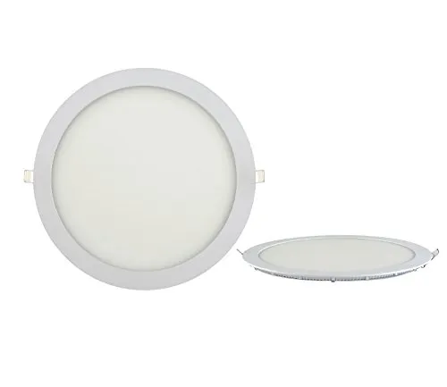 24W Slim LED Panel mit weissem Rahmen - Moderne Deckenleuchte im extra flachen Design, energieeffizient mit 24W und 1632 Lumen. Ideal für stilvolle Beleuchtung in jedem Raum.