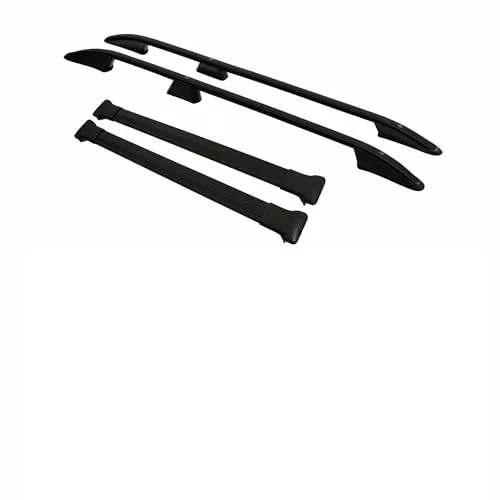 OMAC Dachträger Dachreling Set für Peugeot Partner Tepee L1 2008-2018 - Dachgepäckträger Set aus leichtem Aluminium mit Anti-Diebstahlschloss, ideal für Outdoor-Abenteuer und zur sicheren Erweiterung Ihrer Ladekapazität.