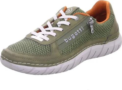 bugatti Herren Schnürer 321 ASM02 - Green, Größe 44 - Herren-Schnürhalbschuhe in modernem Design, ideal für Freizeit und Büro mit hoher Bequemlichkeit und Stil.