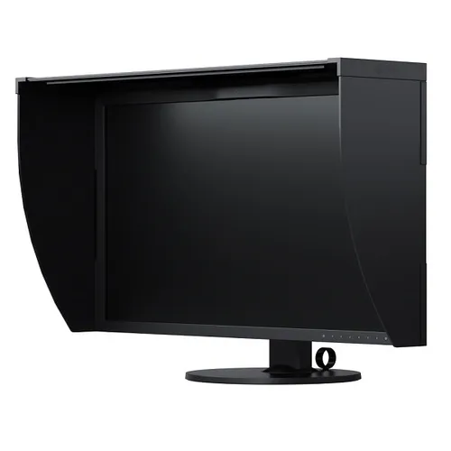 EIZO ColorEdge CG319X - 31.1 Zoll 4K Grafikmonitor mit integriertem Kalibrierungssensor und Lichtschutzhaube für professionelle Fotografie und Videopostproduktion