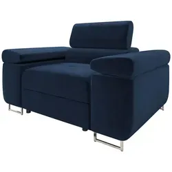 Mirjan24 Sessel Blau, Rechteckig, 1-Sitzer, 134x90x102 cm - Stylischer 1-Sitzer Sessel in Blau mit stabiler Holzkonstruktion und bequemer Polsterung. Ideal für Ihr Wohnzimmer – bringt Komfort und Eleganz in jeden Raum!