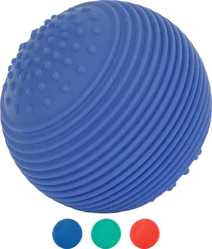Physio Reflexball mit Noppen Massageball Motorik Training Entspannung, 6 cm