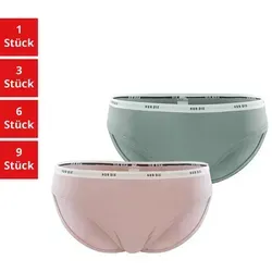 Nur Die Slip Soft Sportiv (2-St) - Bunt 40-42 - Funktionsunterwäsche, bequem und atmungsaktiv dank hochwertiger Materialzusammensetzung aus Baumwolle, Modal und Elasthan für optimalen Tragekomfort.