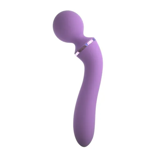 Duo Wand Massage-Her – 10 Vibrationsmodi für doppelte Freude - Massagegeräte: Wiederaufladbarer Massager mit beidseitiger Nutzung – Kugelkopf für Ganzkörpermassagen und Vibrator für gezielte Lustpunkte, kabellos bis zu 3 Stunden Genuss.