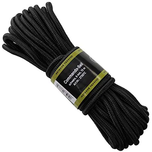 MFH Seil 9mm Schwarz