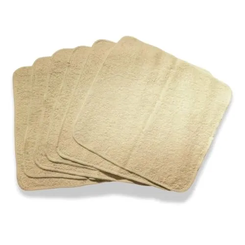 avo + cado große Frottee Waschlappen - 6 Stück - Wiederverwendbare Baby Waschlappen als Ersatz für Feuchttücher - kleine Gästehandtücher - waschbare Baumwolltücher