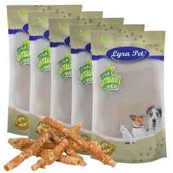 Lyra Pet® Kaurollen mit Hühnerbrust 5 kg - Hundefutter: Leckere Kaurollen mit Hühnerbrust, ideal für Kauspaß und Zahnpflege, fettarm und in praktischer Verpackung für lange Frische.