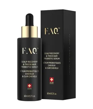 FAQ Swiss FAQ™ Scalp Recovery & Thick Hair Probiotic Serum 60 ml - Augenpflege mit mikrobiomregulierenden Probiotika für gesunde Kopfhaut und dickeres Haar. Ideal gegen Schuppen und Haarbruch, enthält bis zu 97 % natürliche Inhaltsstoffe.