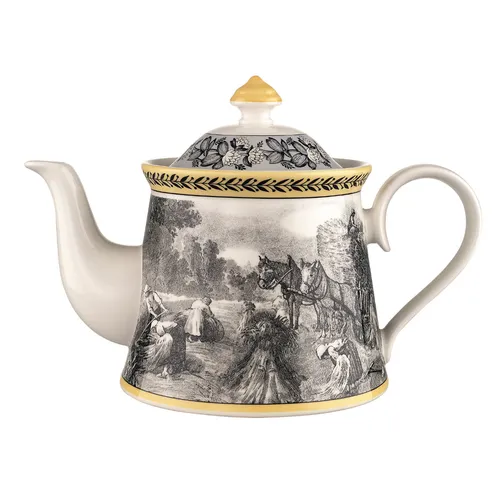 Villeroy & Boch Teekanne Audun Ferme - Elegante Teekanne aus hochwertigem Porzellan, ideal für stilvolle Teestunden und perfekt für Teeliebhaber.