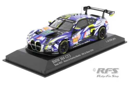 BMW M4 GT3 Rossi Martin Al Harthy 24h Le Mans 2024 WRT 1:43 Minichamps