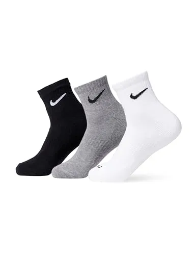 Nike Herren Everyday Cushioned Socken (3 Paar), Multi-Color, S