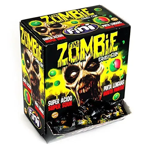 Bubbel Gum Boom Zombie Kaugummi Hartkaramelle 200 Stück Display